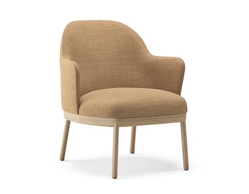 Butaca Aleta Base de Madera con Brazos